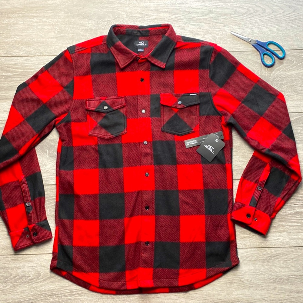 buffalo plaid O’Neill superfleece